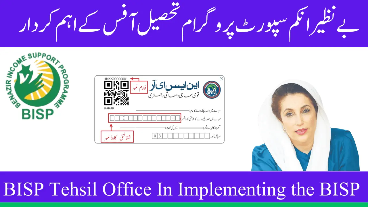 BISP Tehsil Office In Implementing the BISP